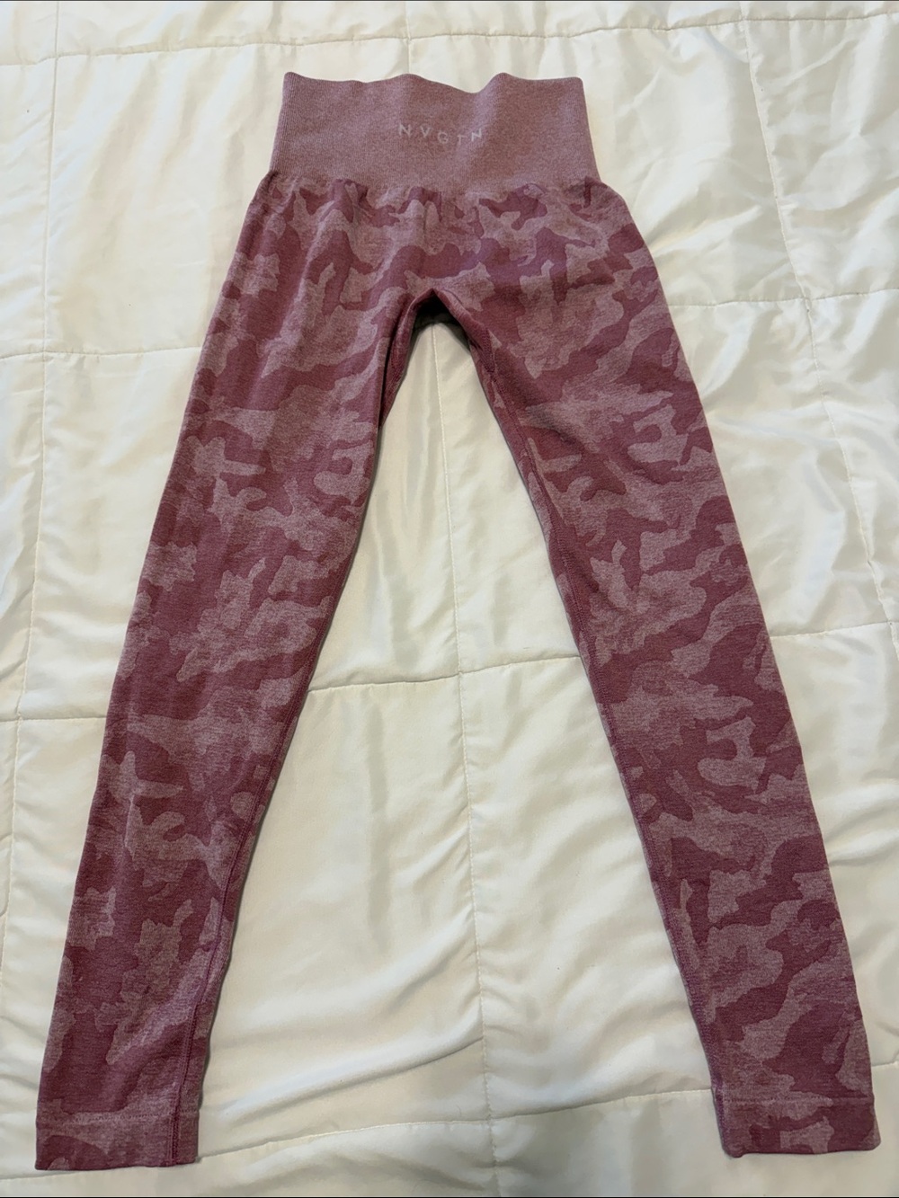 NVGTN Mauve Camo Seamless High-Waist Leggings